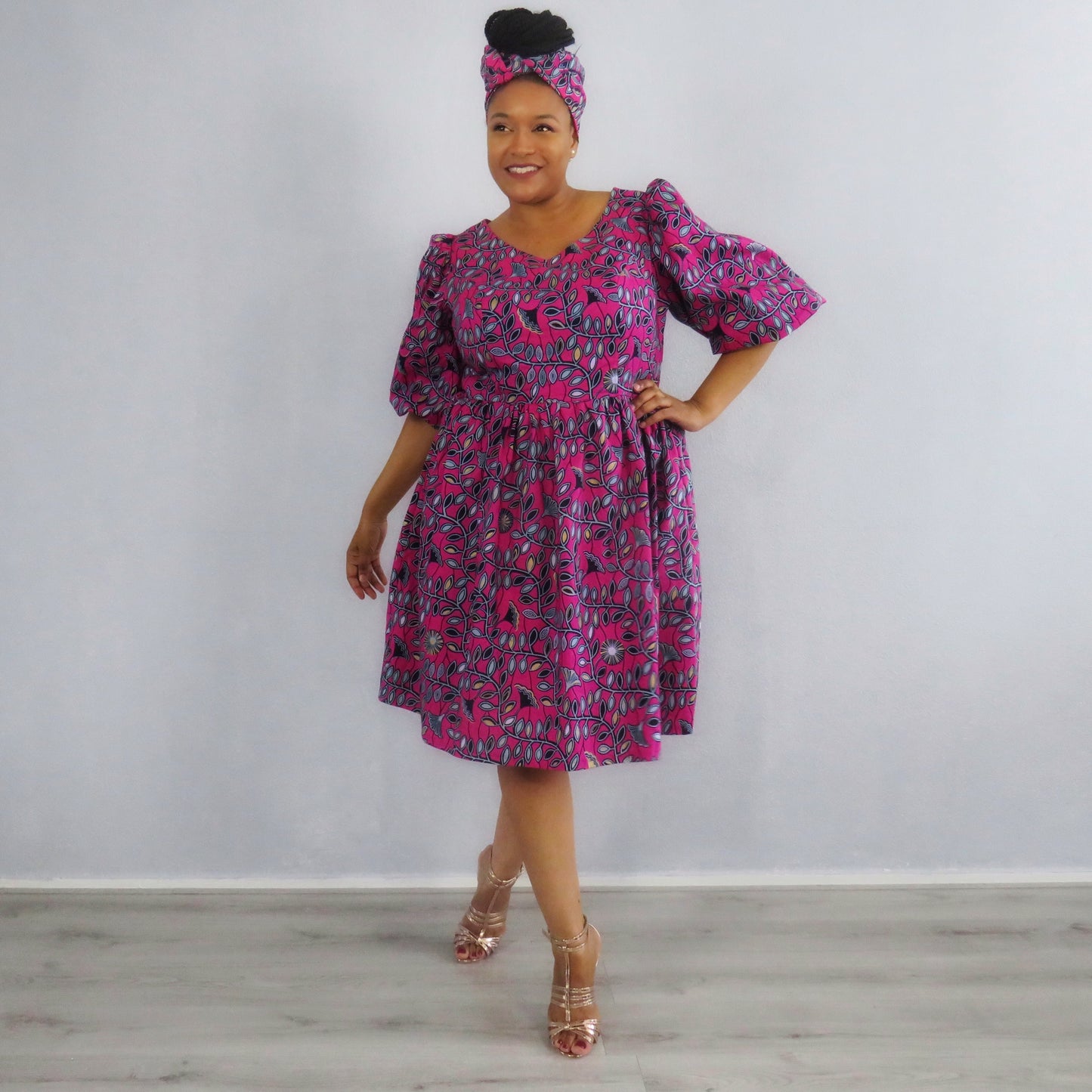 LIMA Dress Puff Sleeves